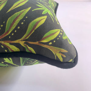 "Botanical Mirror"  Decorative Pillow