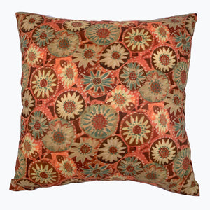 GREEN PINWHEELS PILLOW